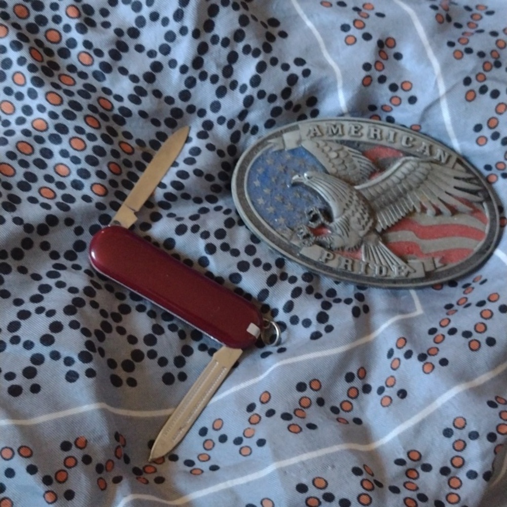 American Pride Belt buckle and bonus
